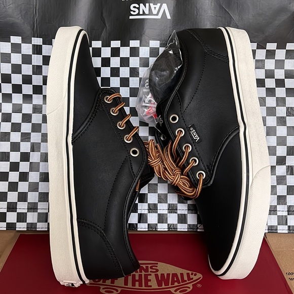 Vans Atwood Leather Black/Marshmallow WMNS sneakers - Picture 13 of 16